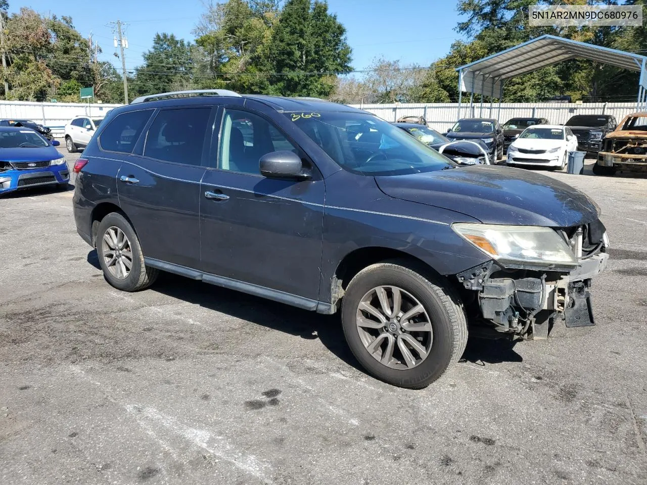 2013 Nissan Pathfinder S VIN: 5N1AR2MN9DC680976 Lot: 76878714