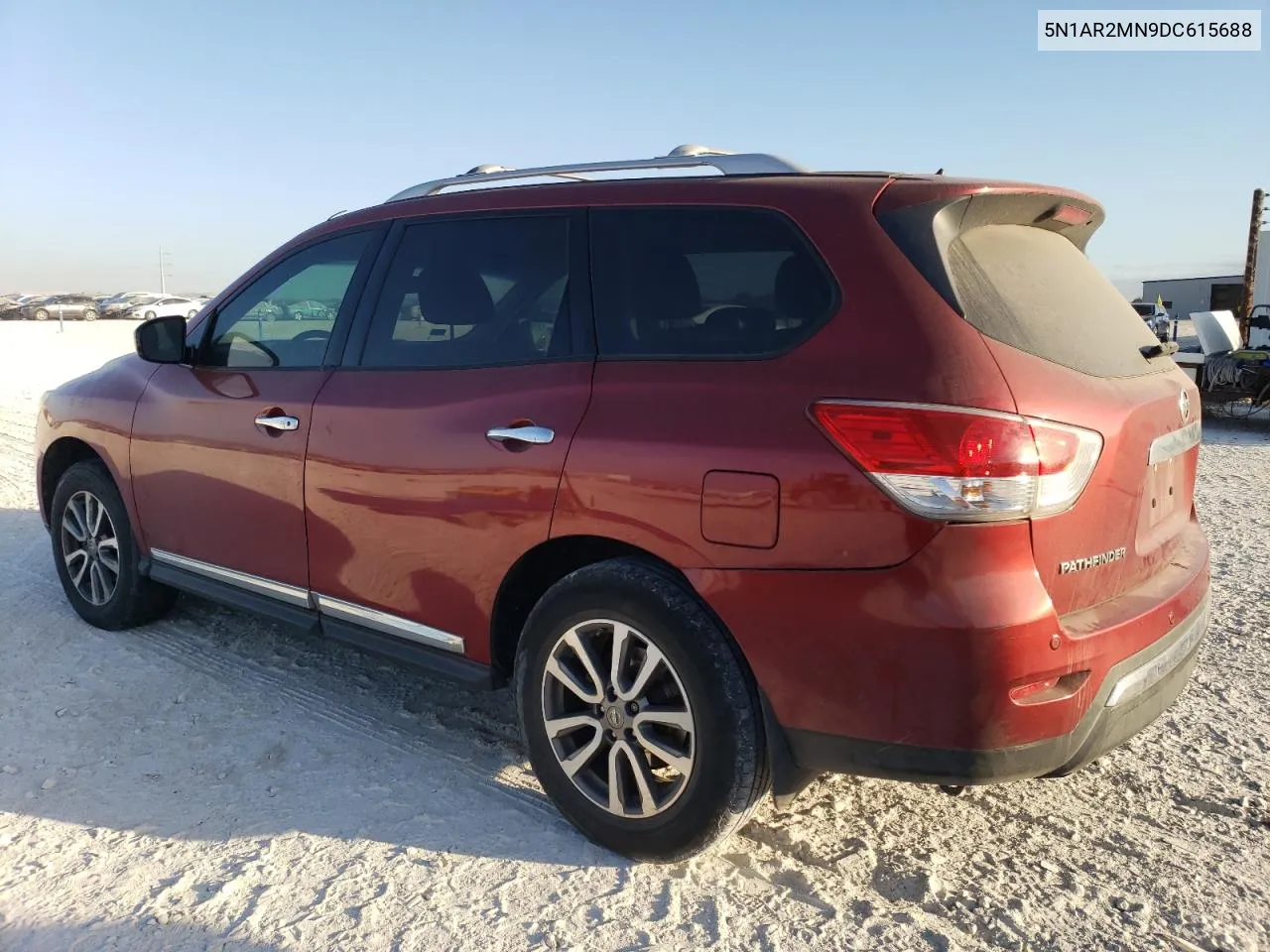 2013 Nissan Pathfinder S VIN: 5N1AR2MN9DC615688 Lot: 77003554