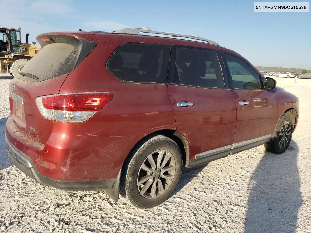 2013 Nissan Pathfinder S VIN: 5N1AR2MN9DC615688 Lot: 77003554