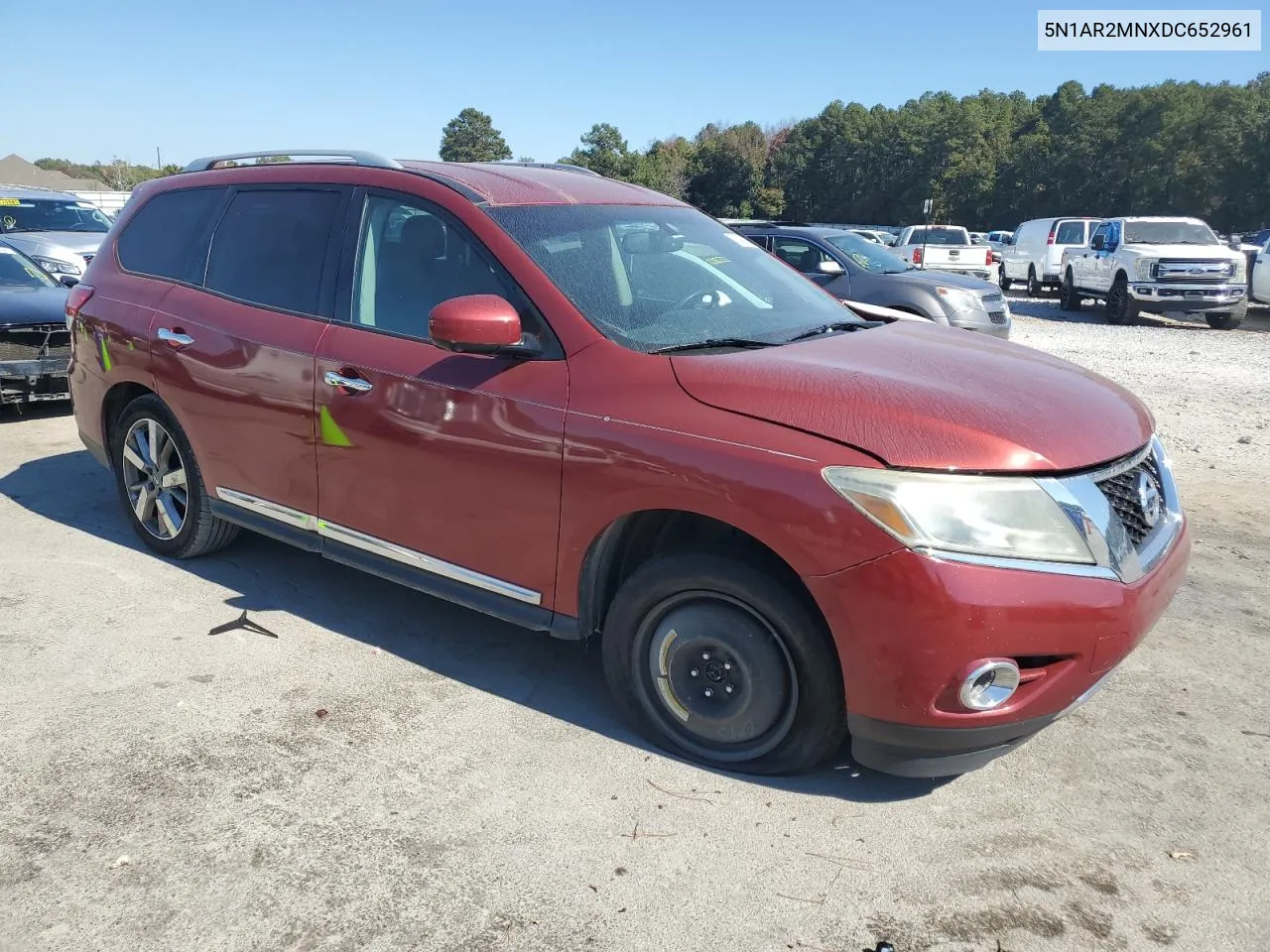 2013 Nissan Pathfinder S VIN: 5N1AR2MNXDC652961 Lot: 77422994