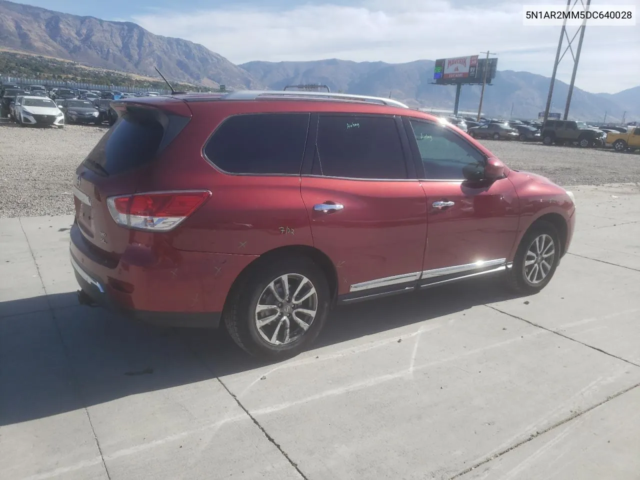 2013 Nissan Pathfinder S VIN: 5N1AR2MM5DC640028 Lot: 77427564