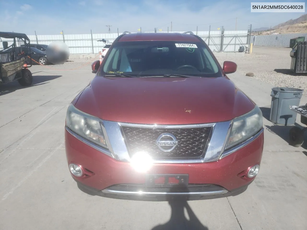 2013 Nissan Pathfinder S VIN: 5N1AR2MM5DC640028 Lot: 77427564