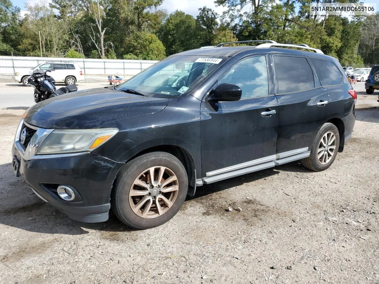 2013 Nissan Pathfinder S VIN: 5N1AR2MM8DC655106 Lot: 77530344