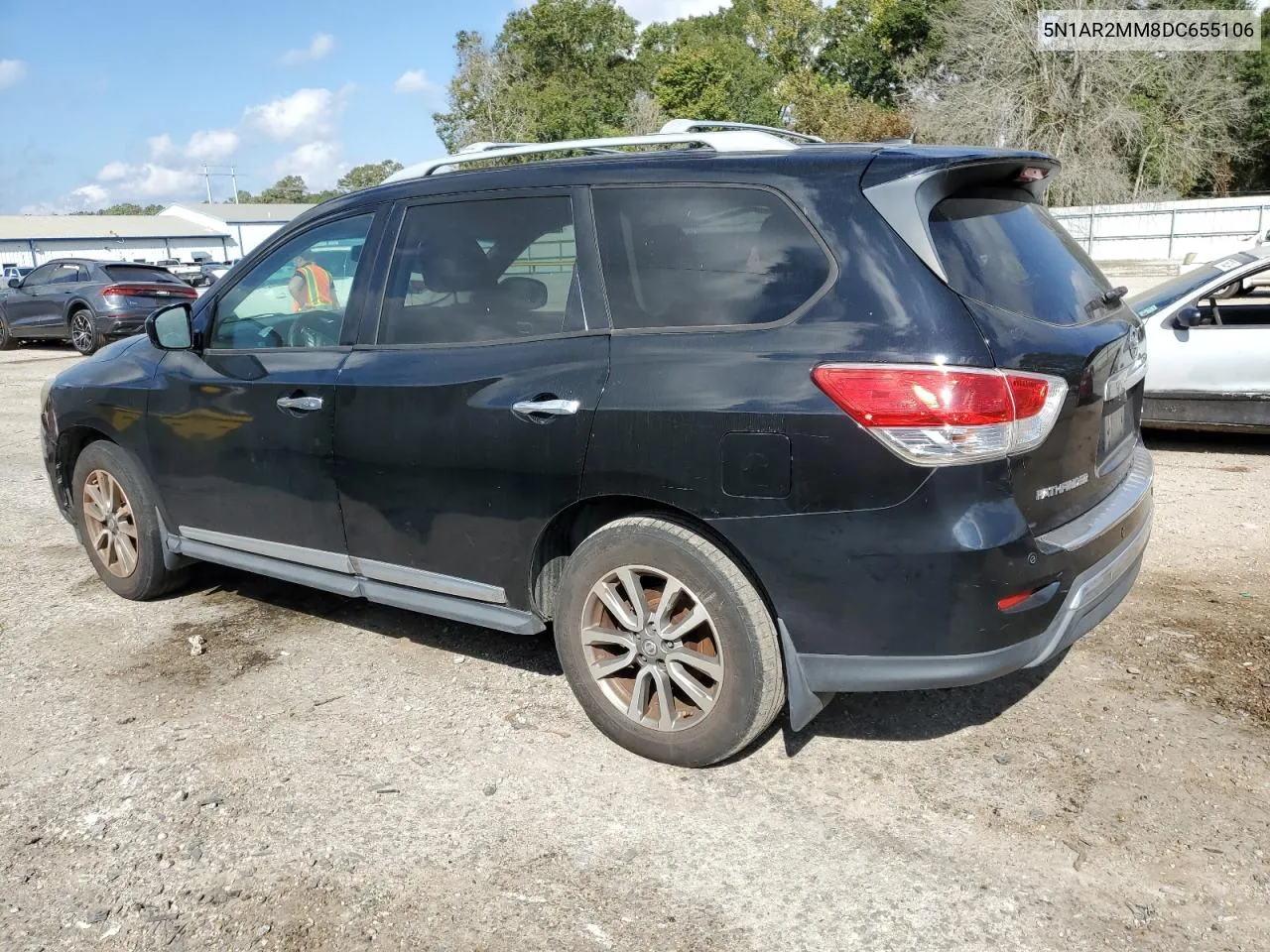 2013 Nissan Pathfinder S VIN: 5N1AR2MM8DC655106 Lot: 77530344