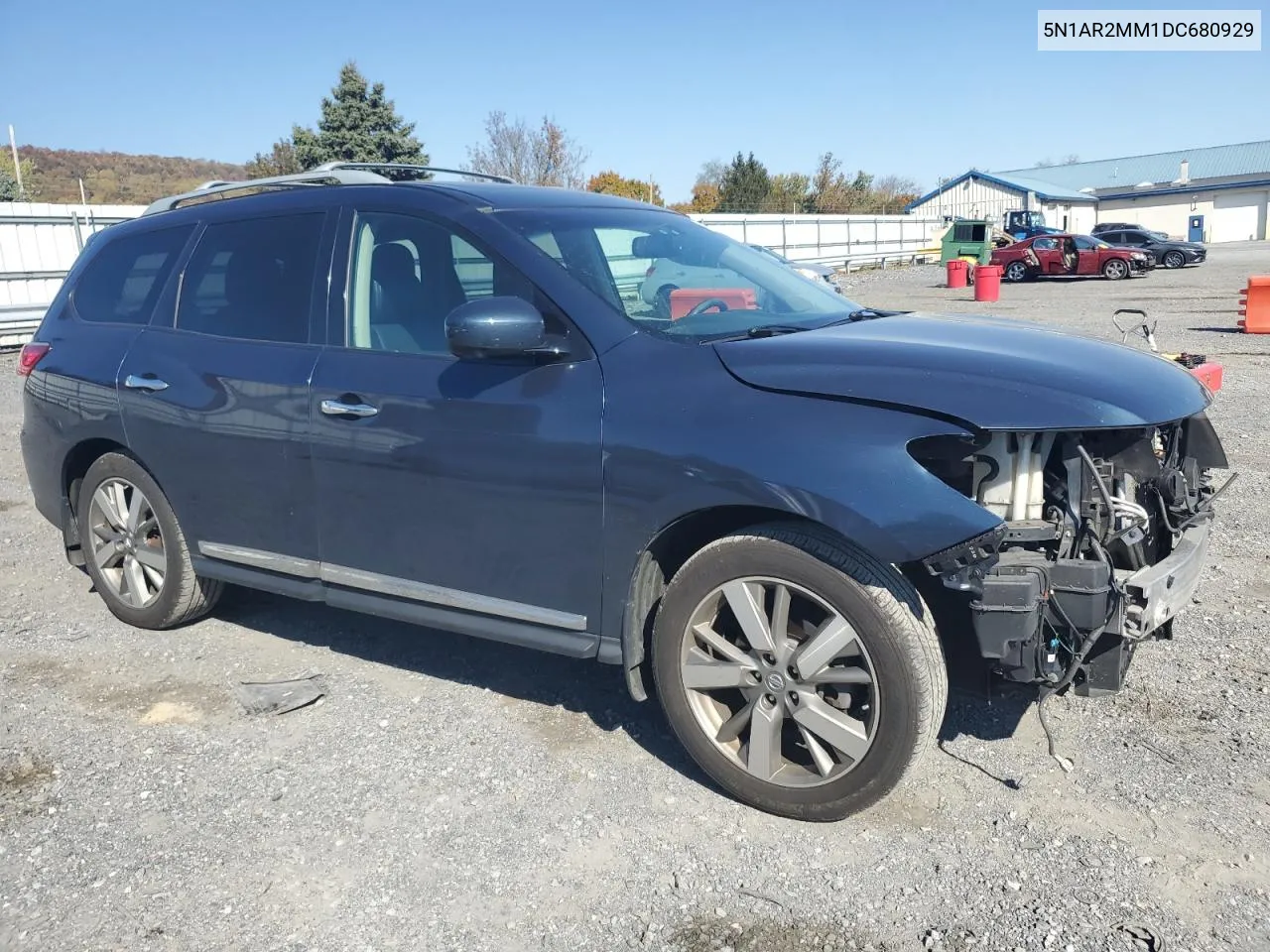 2013 Nissan Pathfinder S VIN: 5N1AR2MM1DC680929 Lot: 77586654