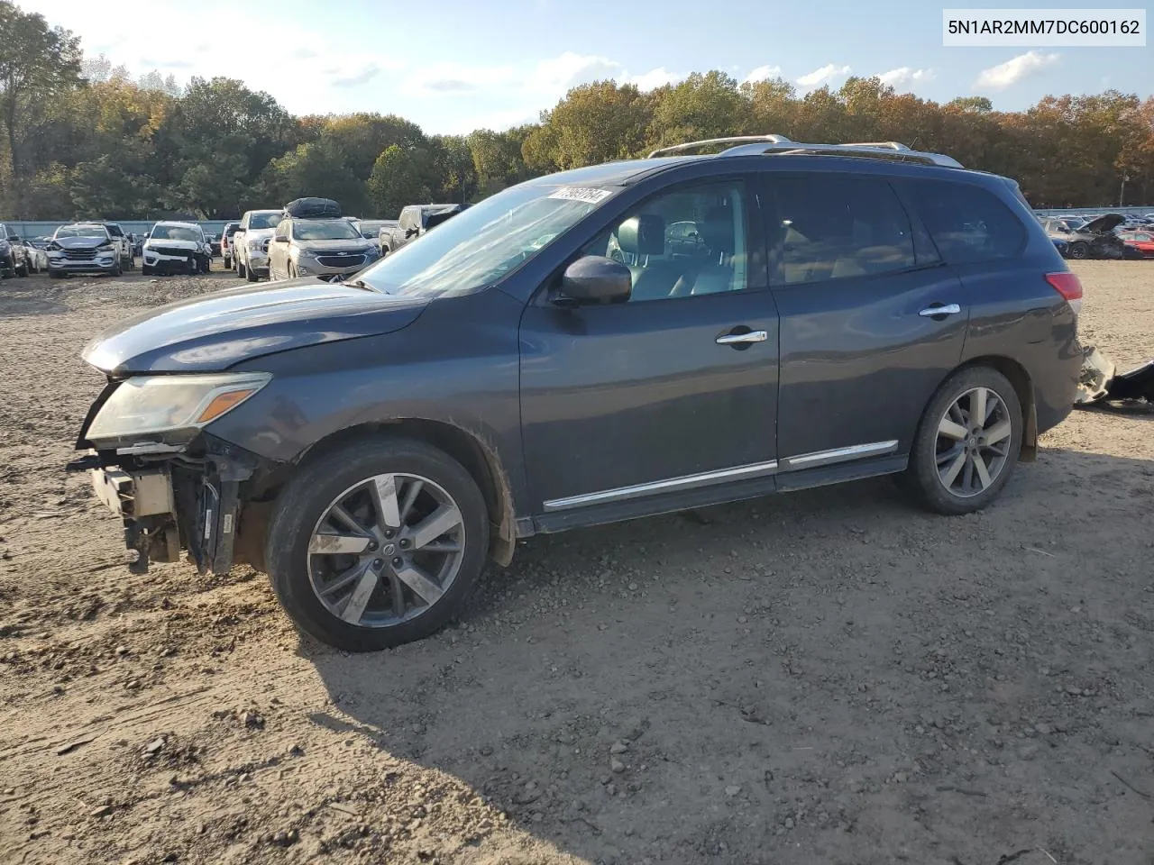 2013 Nissan Pathfinder S VIN: 5N1AR2MM7DC600162 Lot: 77969764