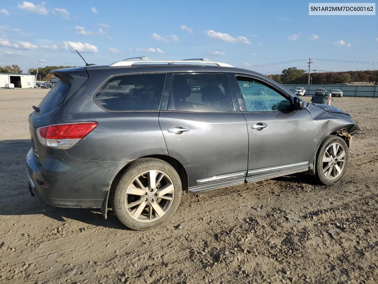 2013 Nissan Pathfinder S VIN: 5N1AR2MM7DC600162 Lot: 77969764