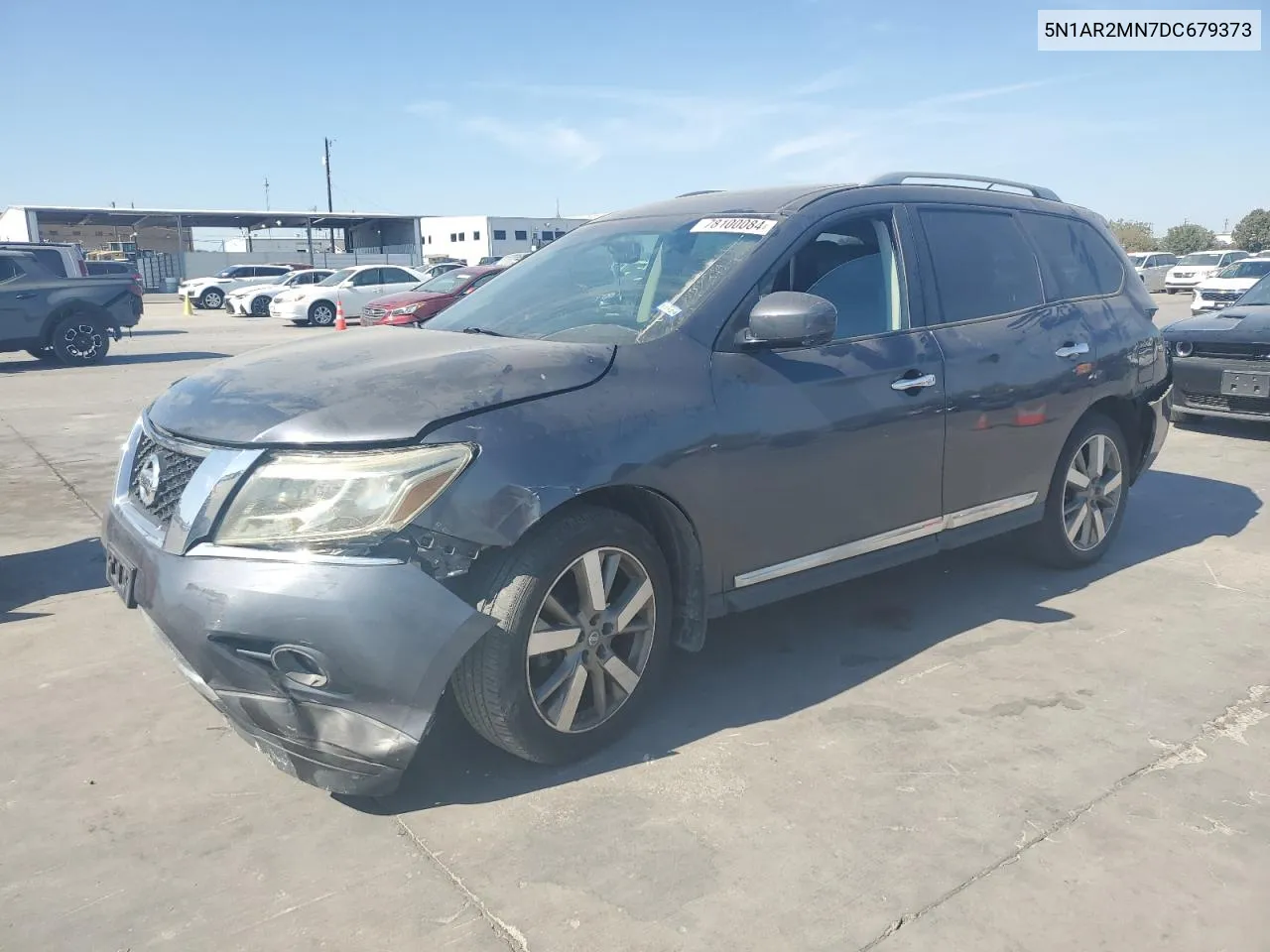 2013 Nissan Pathfinder S VIN: 5N1AR2MN7DC679373 Lot: 78100084