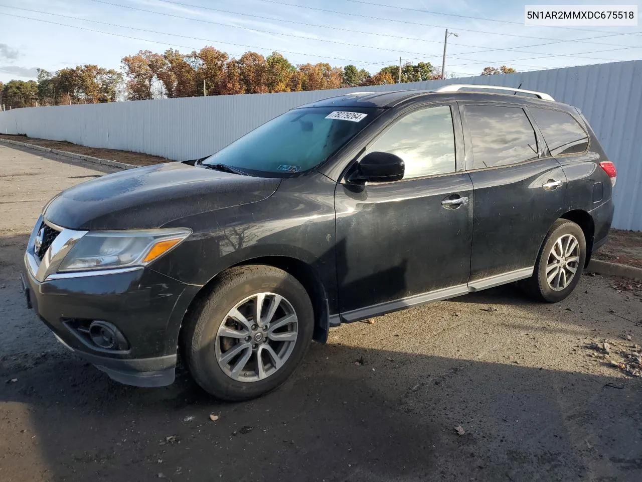 2013 Nissan Pathfinder S VIN: 5N1AR2MMXDC675518 Lot: 78279264