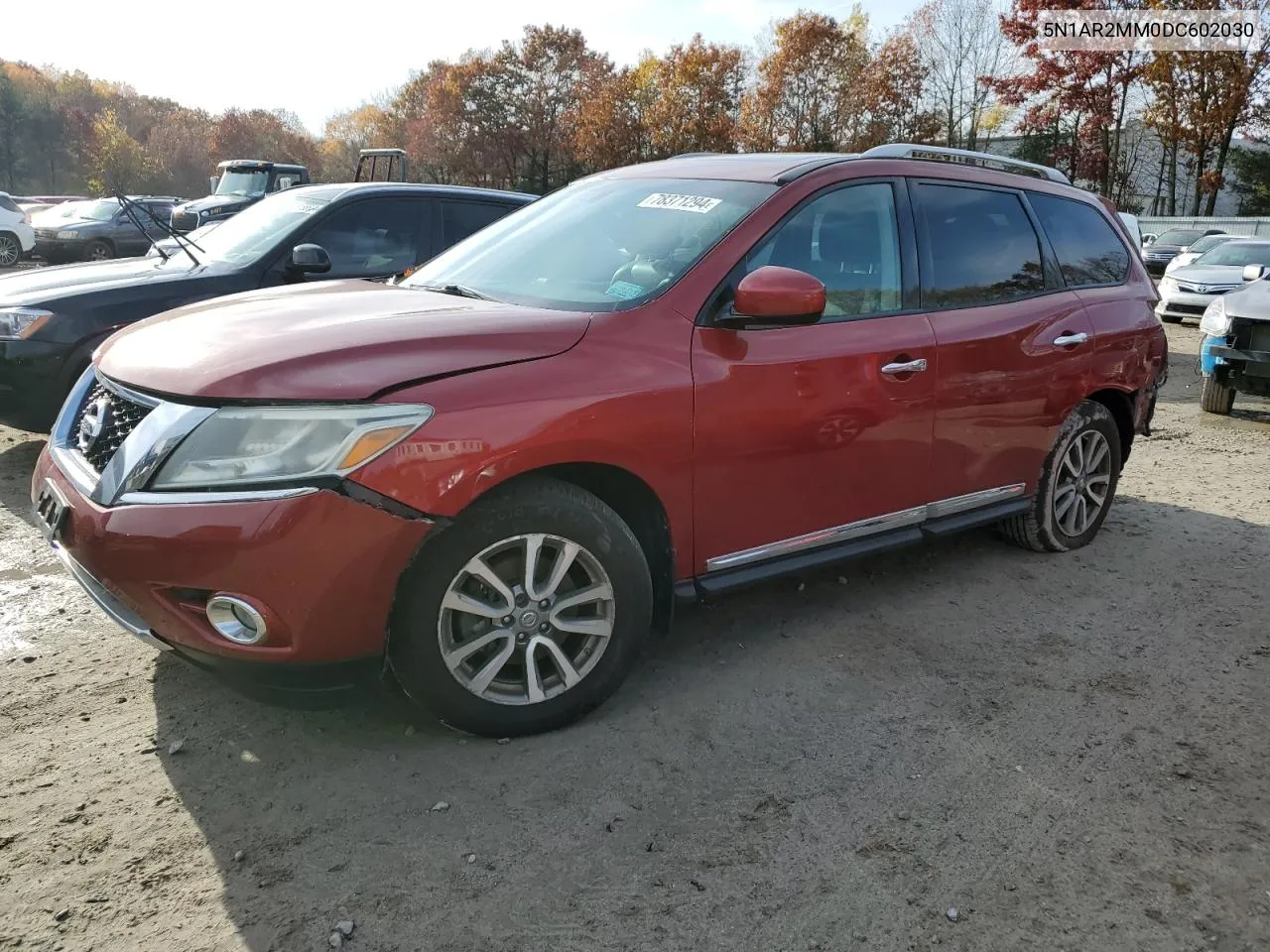 2013 Nissan Pathfinder S VIN: 5N1AR2MM0DC602030 Lot: 78371294