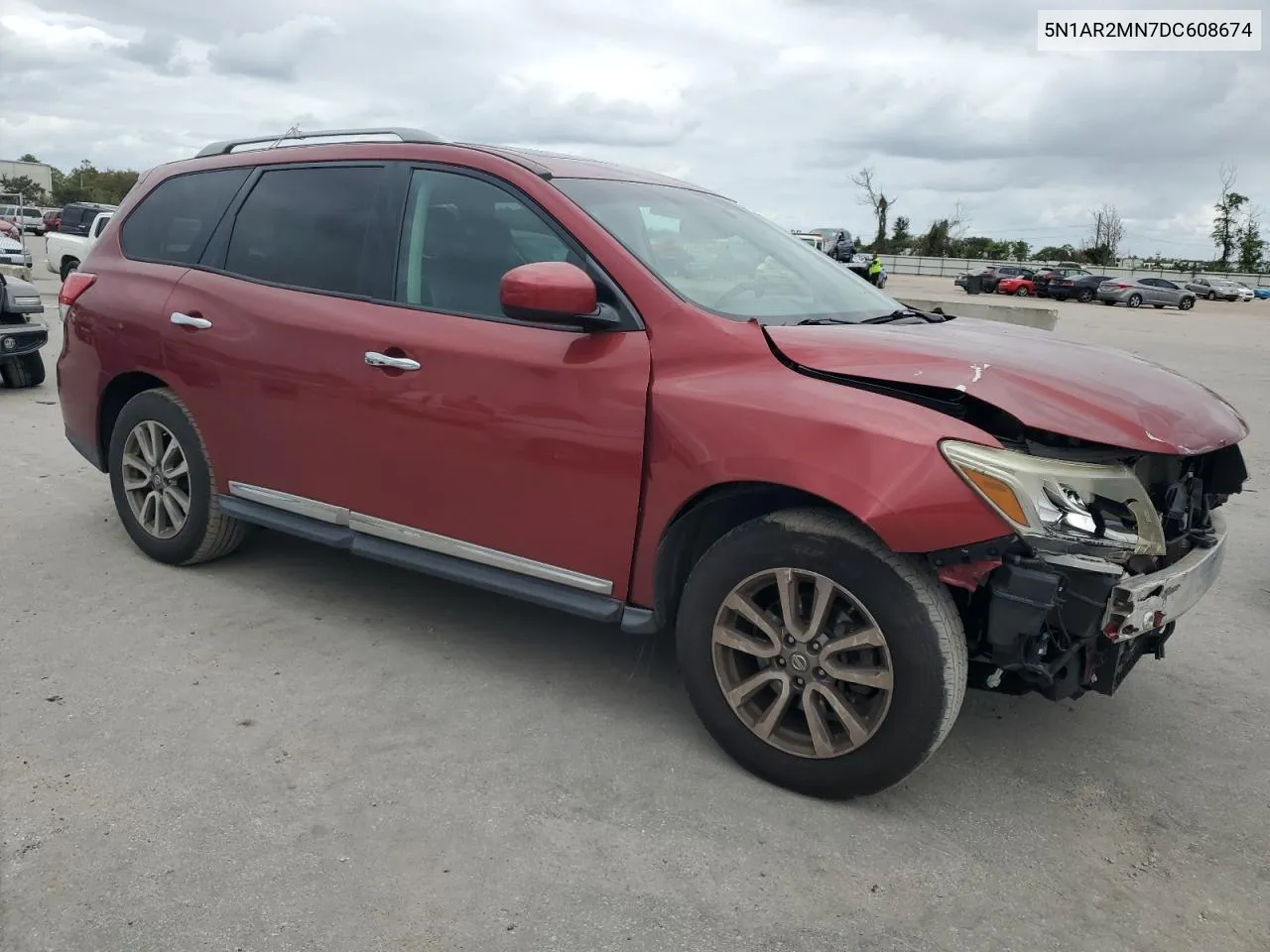 2013 Nissan Pathfinder S VIN: 5N1AR2MN7DC608674 Lot: 78749714