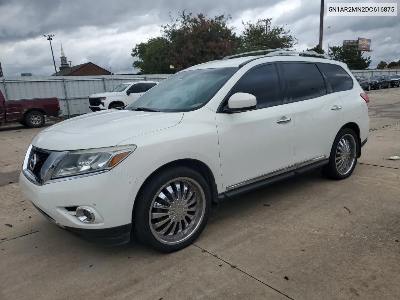 2013 Nissan Pathfinder S VIN: 5N1AR2MN2DC616875 Lot: 78839134