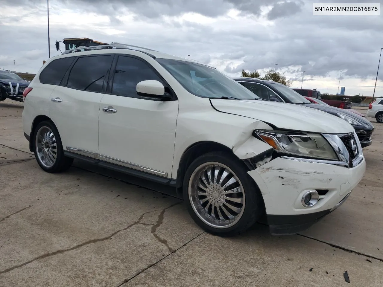 2013 Nissan Pathfinder S VIN: 5N1AR2MN2DC616875 Lot: 78839134