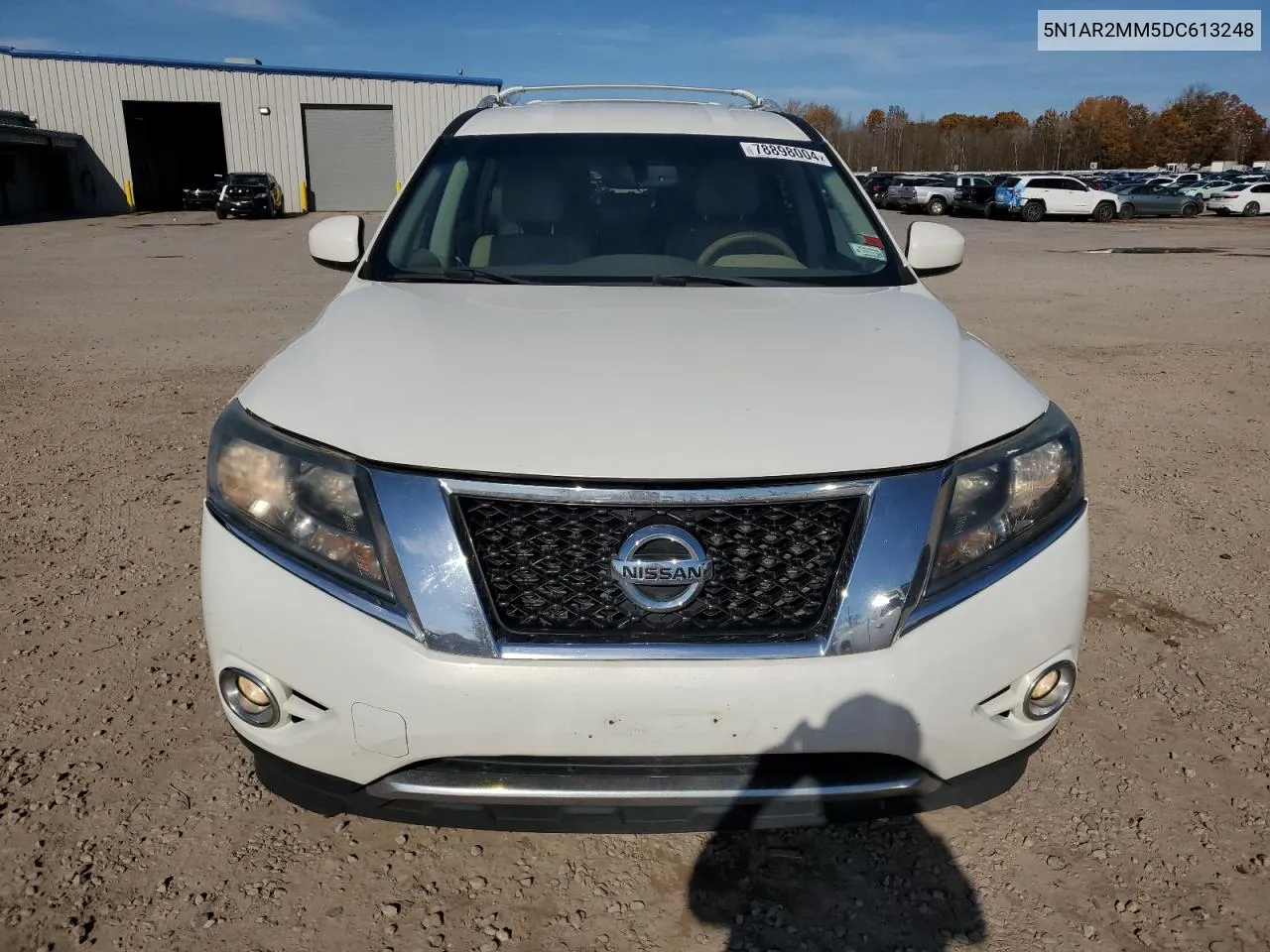 2013 Nissan Pathfinder S VIN: 5N1AR2MM5DC613248 Lot: 78898004