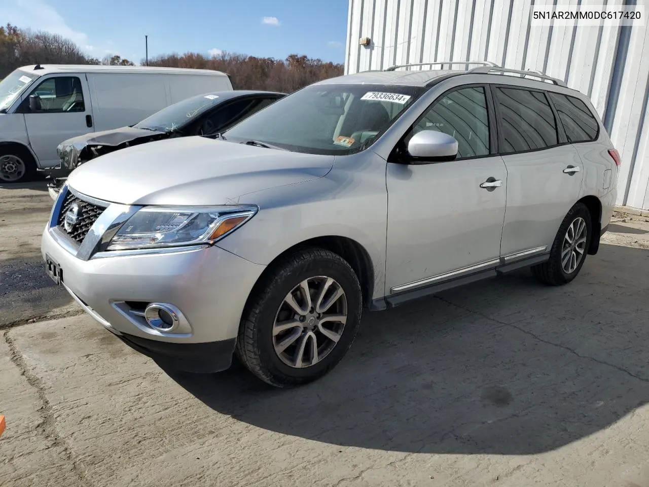 2013 Nissan Pathfinder S VIN: 5N1AR2MM0DC617420 Lot: 79336634