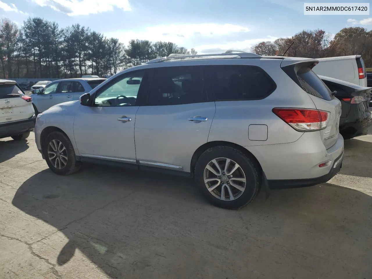 2013 Nissan Pathfinder S VIN: 5N1AR2MM0DC617420 Lot: 79336634