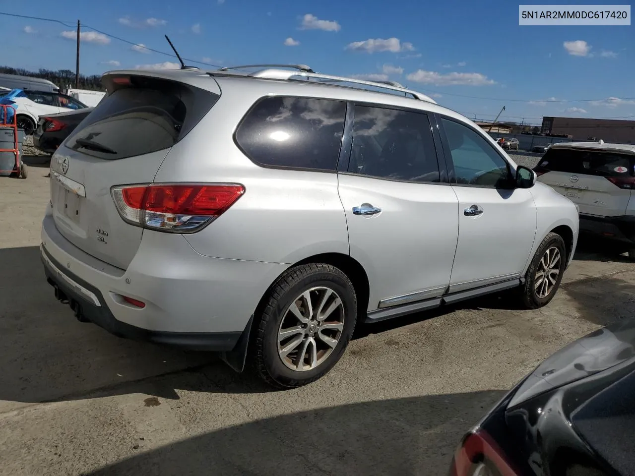 2013 Nissan Pathfinder S VIN: 5N1AR2MM0DC617420 Lot: 79336634