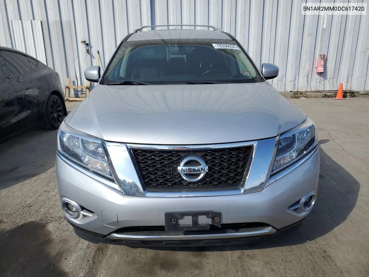 2013 Nissan Pathfinder S VIN: 5N1AR2MM0DC617420 Lot: 79336634