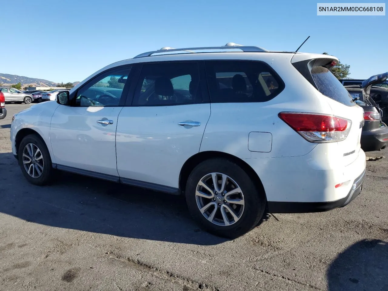 2013 Nissan Pathfinder S VIN: 5N1AR2MM0DC668108 Lot: 79354234