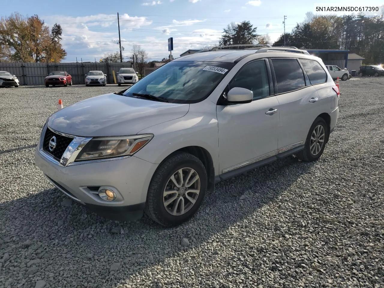 2013 Nissan Pathfinder S VIN: 5N1AR2MN5DC617390 Lot: 79559704