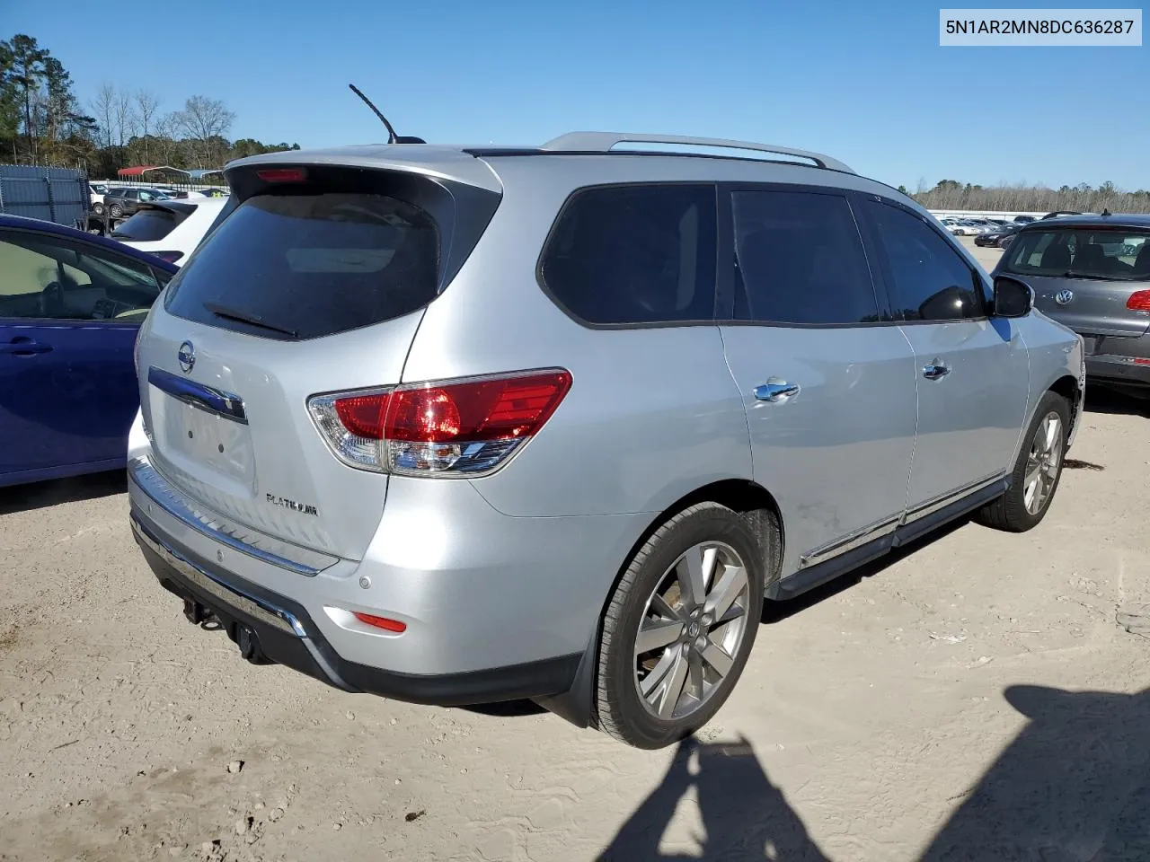 2013 Nissan Pathfinder S VIN: 5N1AR2MN8DC636287 Lot: 82640023