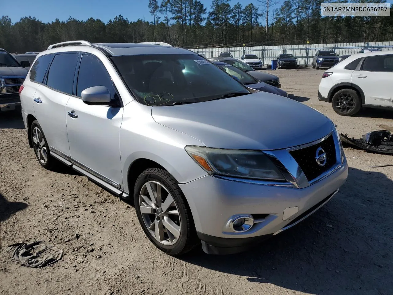 2013 Nissan Pathfinder S VIN: 5N1AR2MN8DC636287 Lot: 82640023