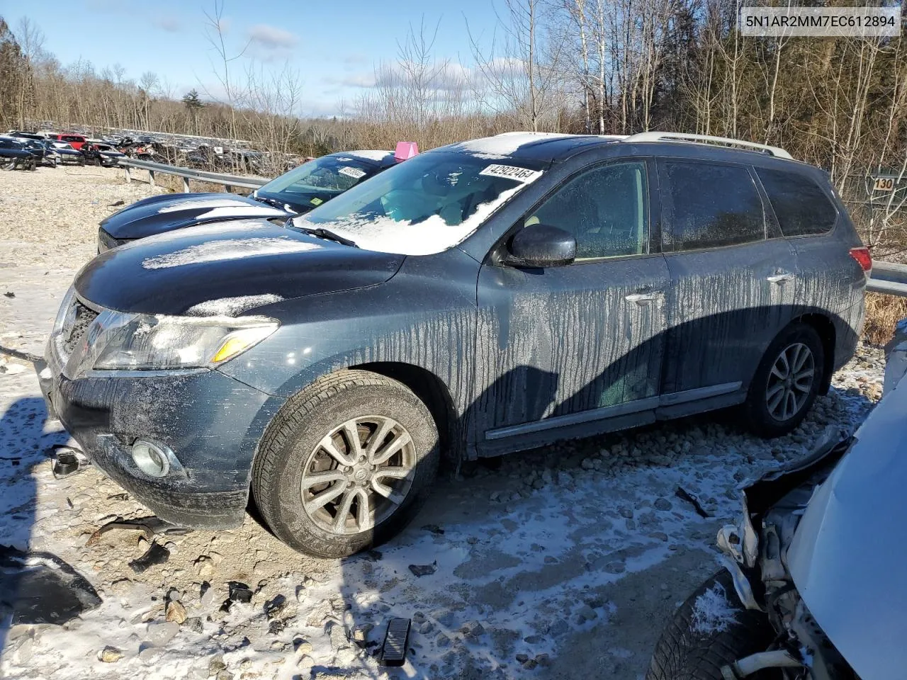 2014 Nissan Pathfinder S VIN: 5N1AR2MM7EC612894 Lot: 42922464