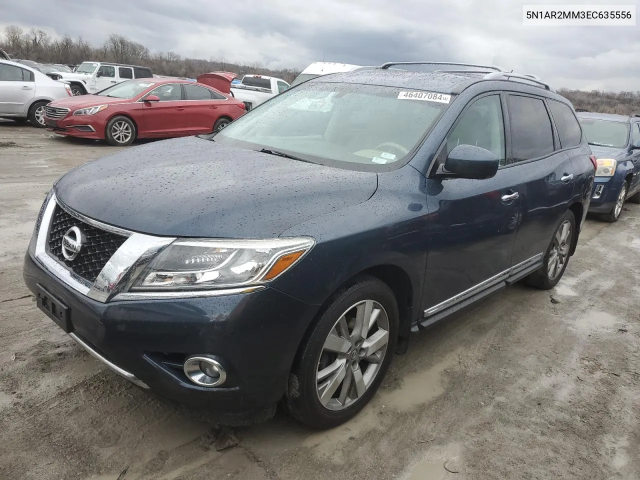 2014 Nissan Pathfinder S VIN: 5N1AR2MM3EC635556 Lot: 46407084