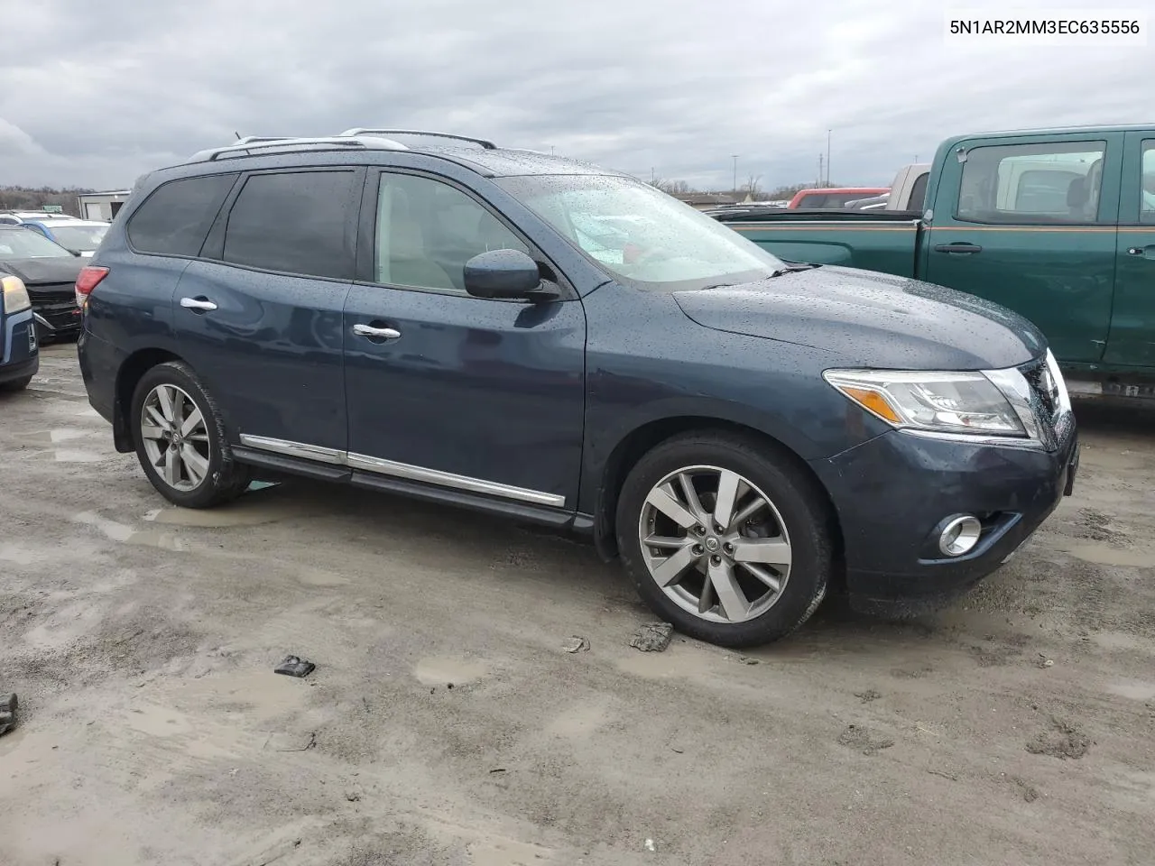 2014 Nissan Pathfinder S VIN: 5N1AR2MM3EC635556 Lot: 46407084