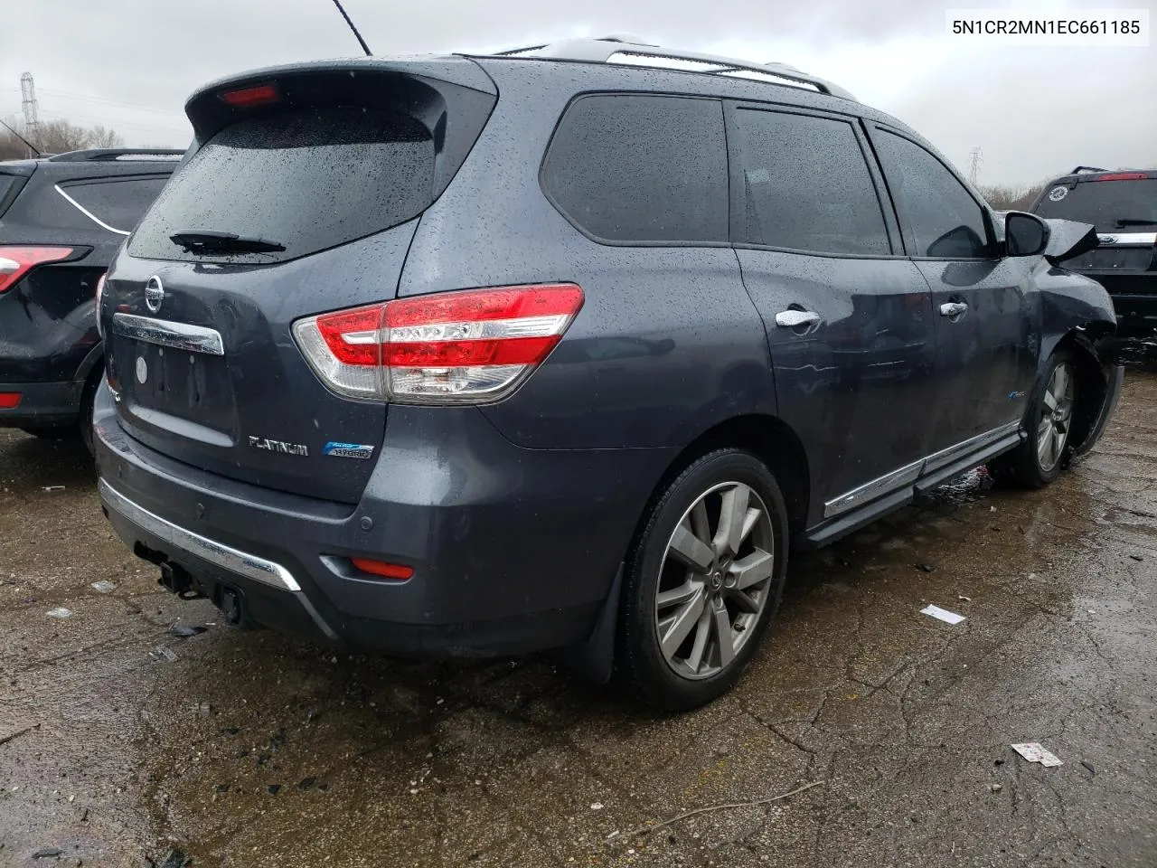 2014 Nissan Pathfinder Sv Hybrid VIN: 5N1CR2MN1EC661185 Lot: 49223484