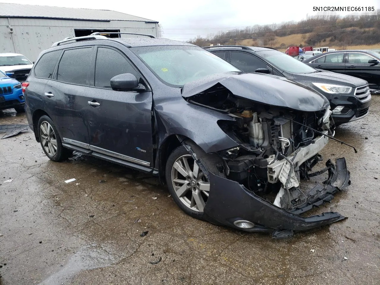 2014 Nissan Pathfinder Sv Hybrid VIN: 5N1CR2MN1EC661185 Lot: 49223484