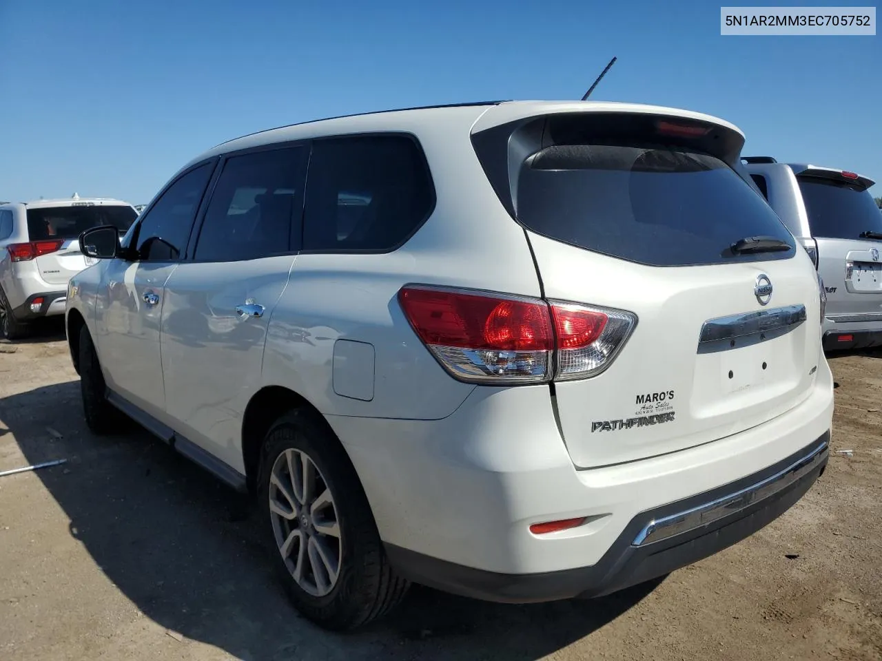 5N1AR2MM3EC705752 2014 Nissan Pathfinder S