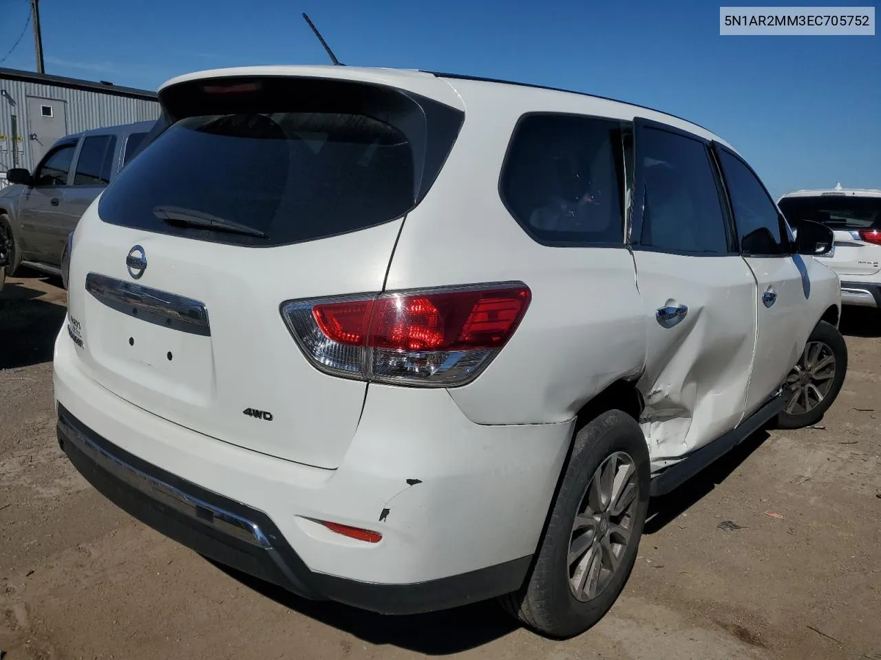 5N1AR2MM3EC705752 2014 Nissan Pathfinder S