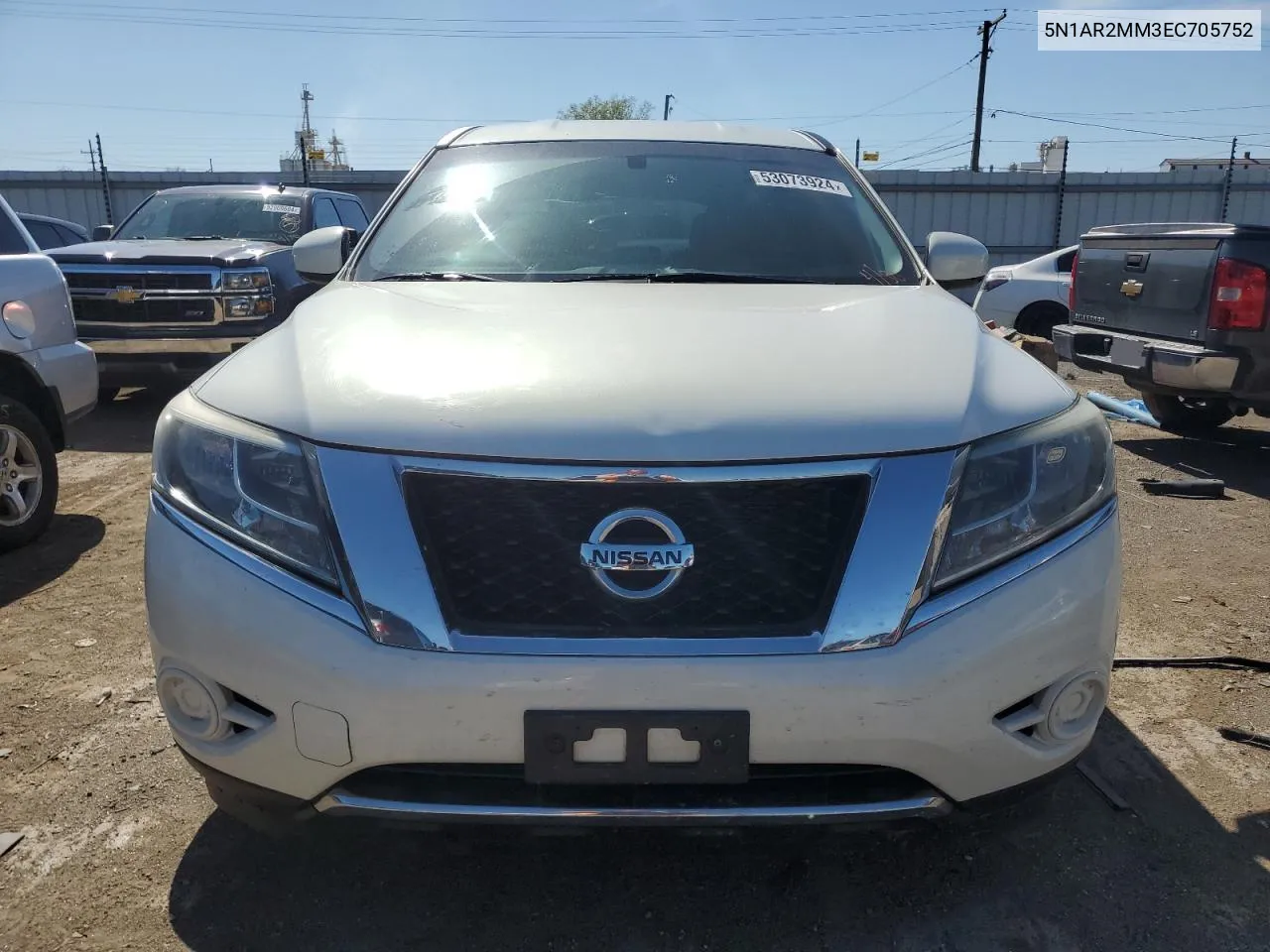 5N1AR2MM3EC705752 2014 Nissan Pathfinder S