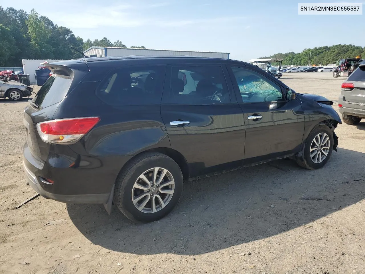 2014 Nissan Pathfinder S VIN: 5N1AR2MN3EC655587 Lot: 53086534