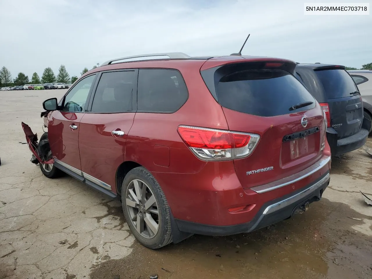 5N1AR2MM4EC703718 2014 Nissan Pathfinder S