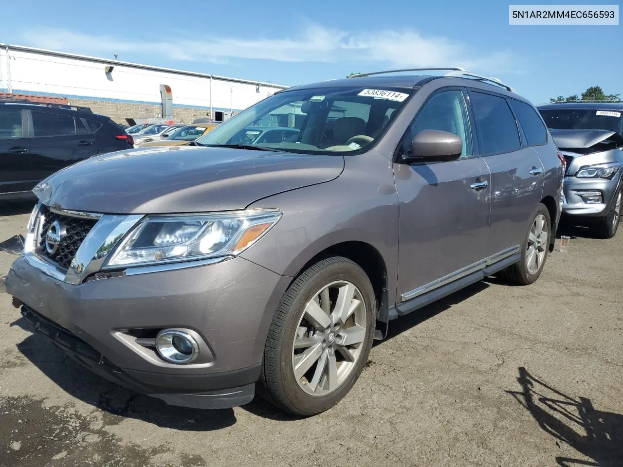 2014 Nissan Pathfinder S VIN: 5N1AR2MM4EC656593 Lot: 53836114