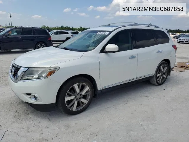 5N1AR2MN3EC687858 2014 Nissan Pathfinder S