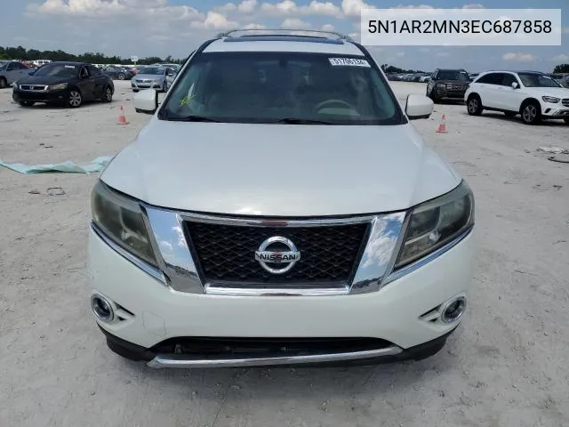 2014 Nissan Pathfinder S VIN: 5N1AR2MN3EC687858 Lot: 56392944