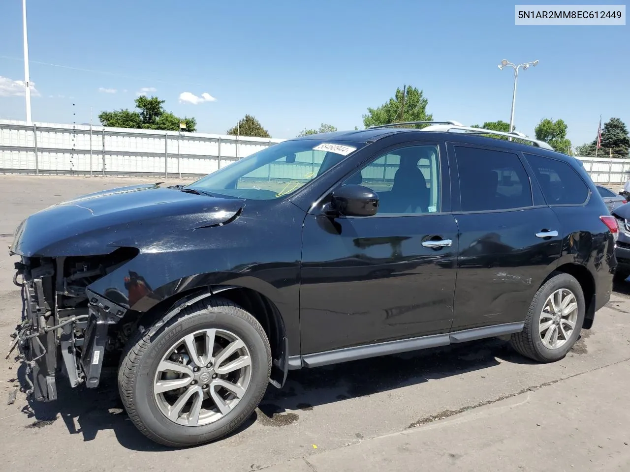 2014 Nissan Pathfinder S VIN: 5N1AR2MM8EC612449 Lot: 58460944