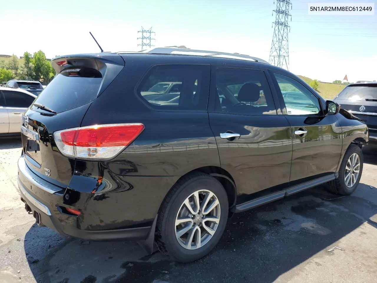 2014 Nissan Pathfinder S VIN: 5N1AR2MM8EC612449 Lot: 58460944