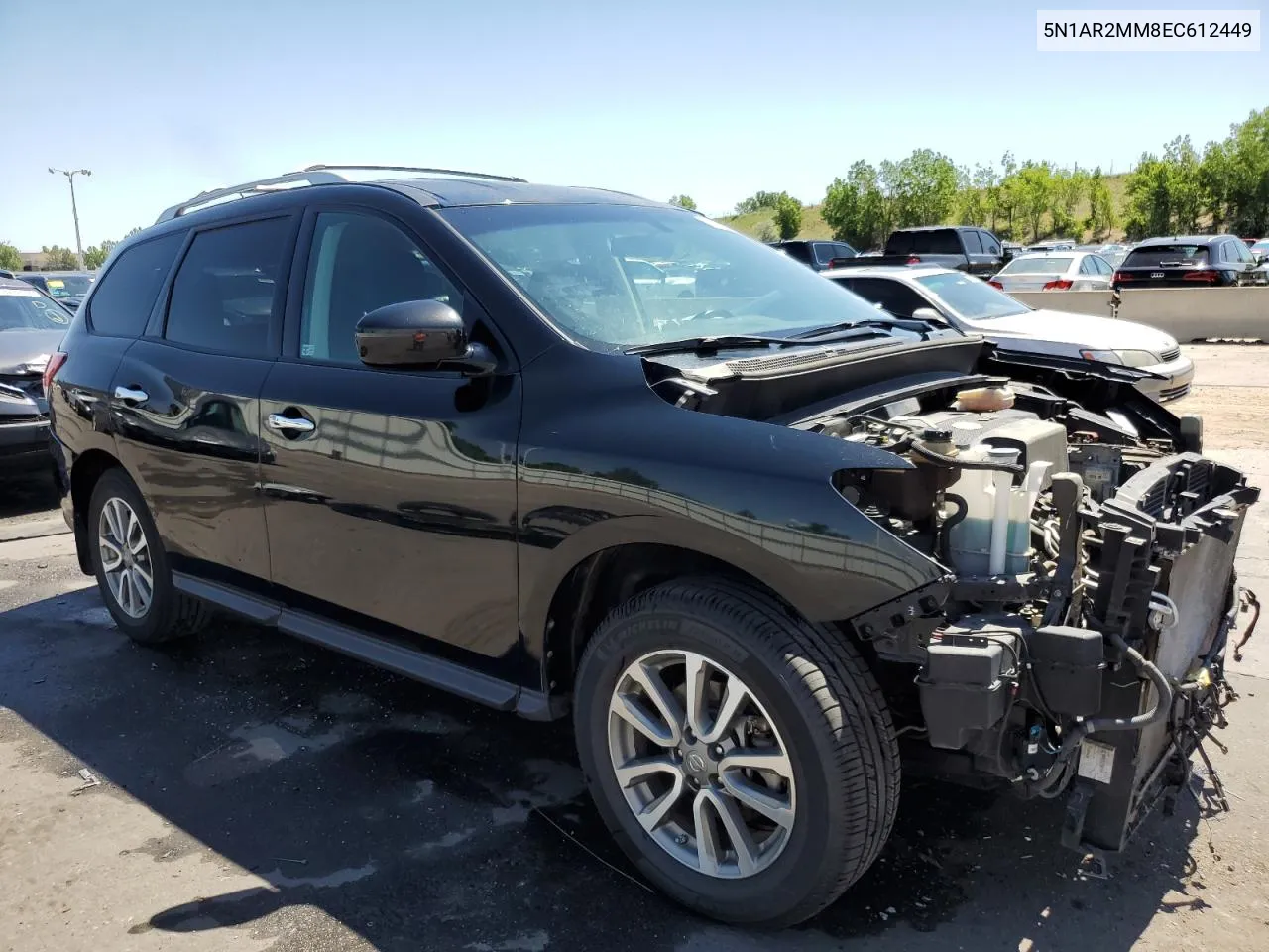 2014 Nissan Pathfinder S VIN: 5N1AR2MM8EC612449 Lot: 58460944