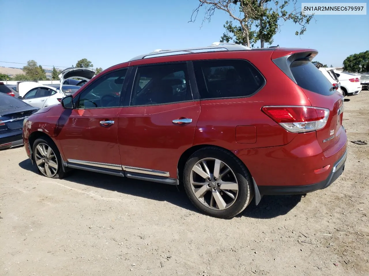 2014 Nissan Pathfinder S VIN: 5N1AR2MN5EC679597 Lot: 58686134