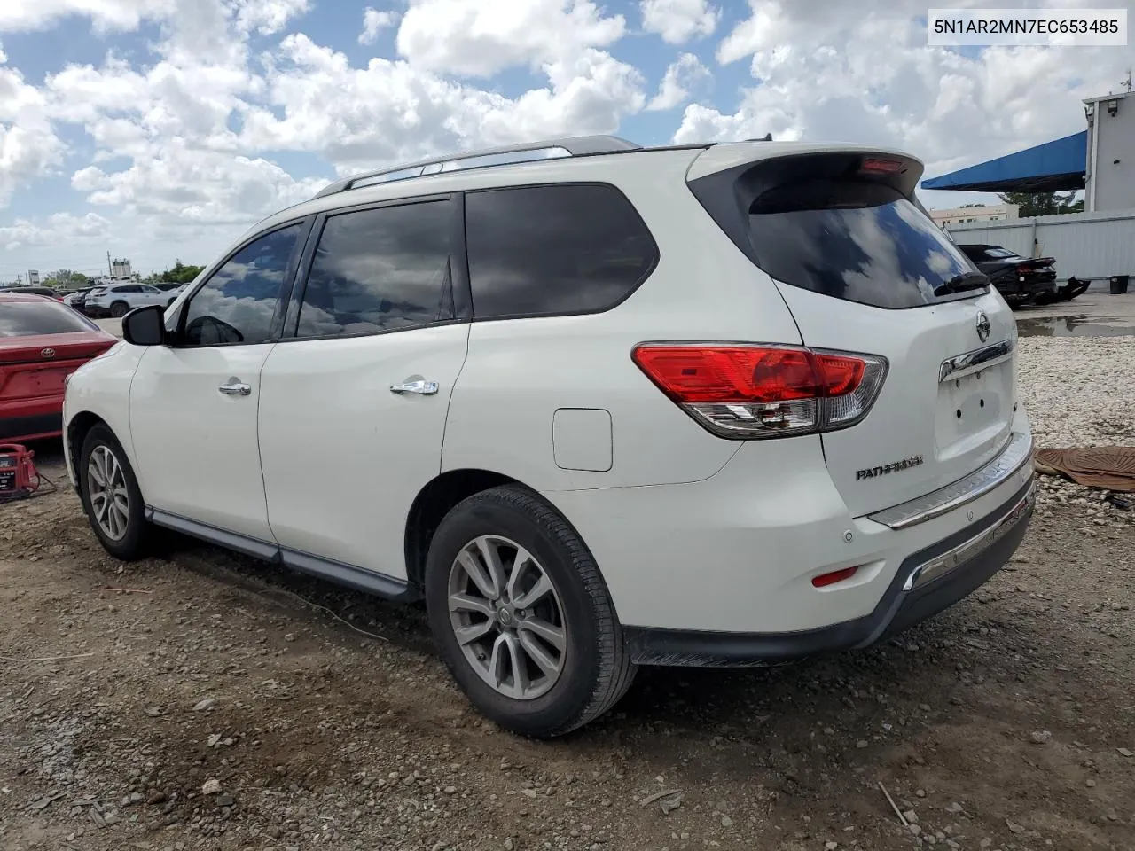 2014 Nissan Pathfinder S VIN: 5N1AR2MN7EC653485 Lot: 59247294