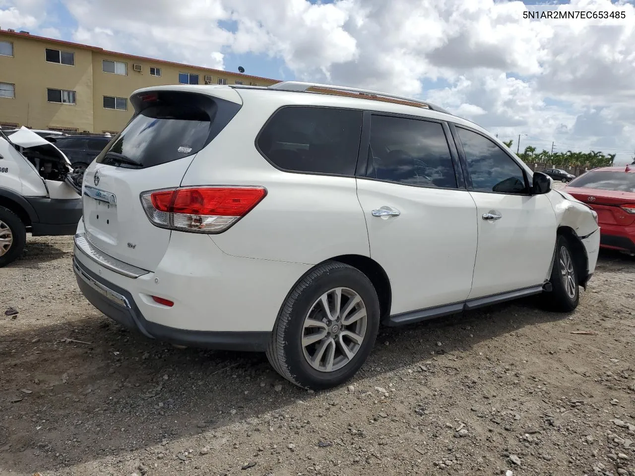 2014 Nissan Pathfinder S VIN: 5N1AR2MN7EC653485 Lot: 59247294