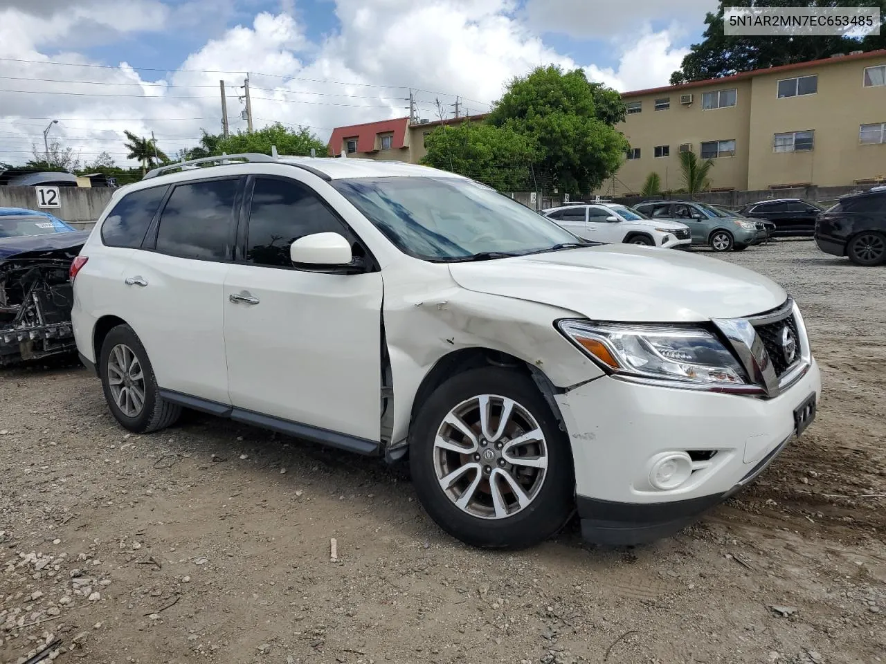 2014 Nissan Pathfinder S VIN: 5N1AR2MN7EC653485 Lot: 59247294