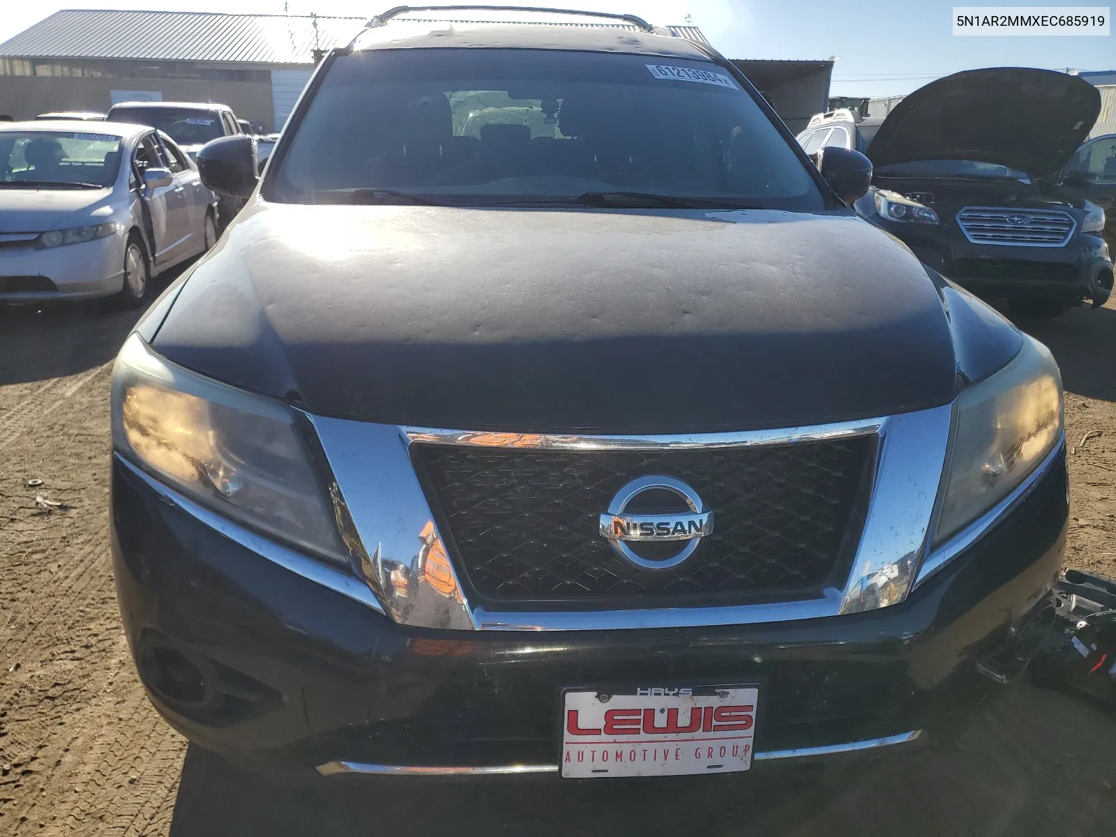 2014 Nissan Pathfinder S VIN: 5N1AR2MMXEC685919 Lot: 61213984