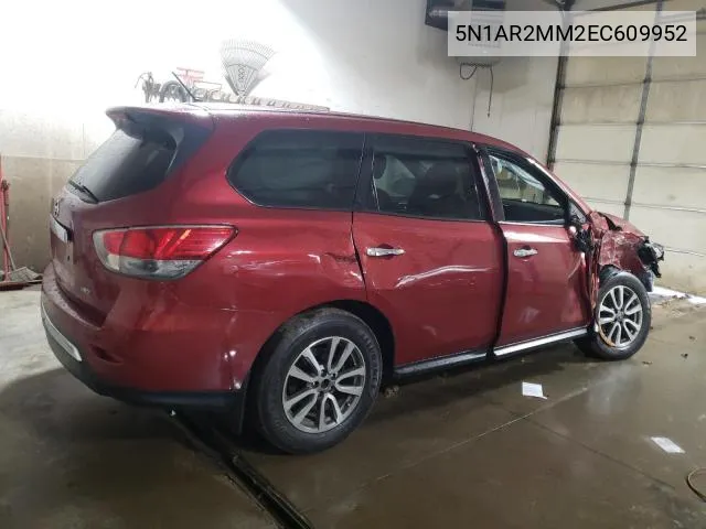 5N1AR2MM2EC609952 2014 Nissan Pathfinder S