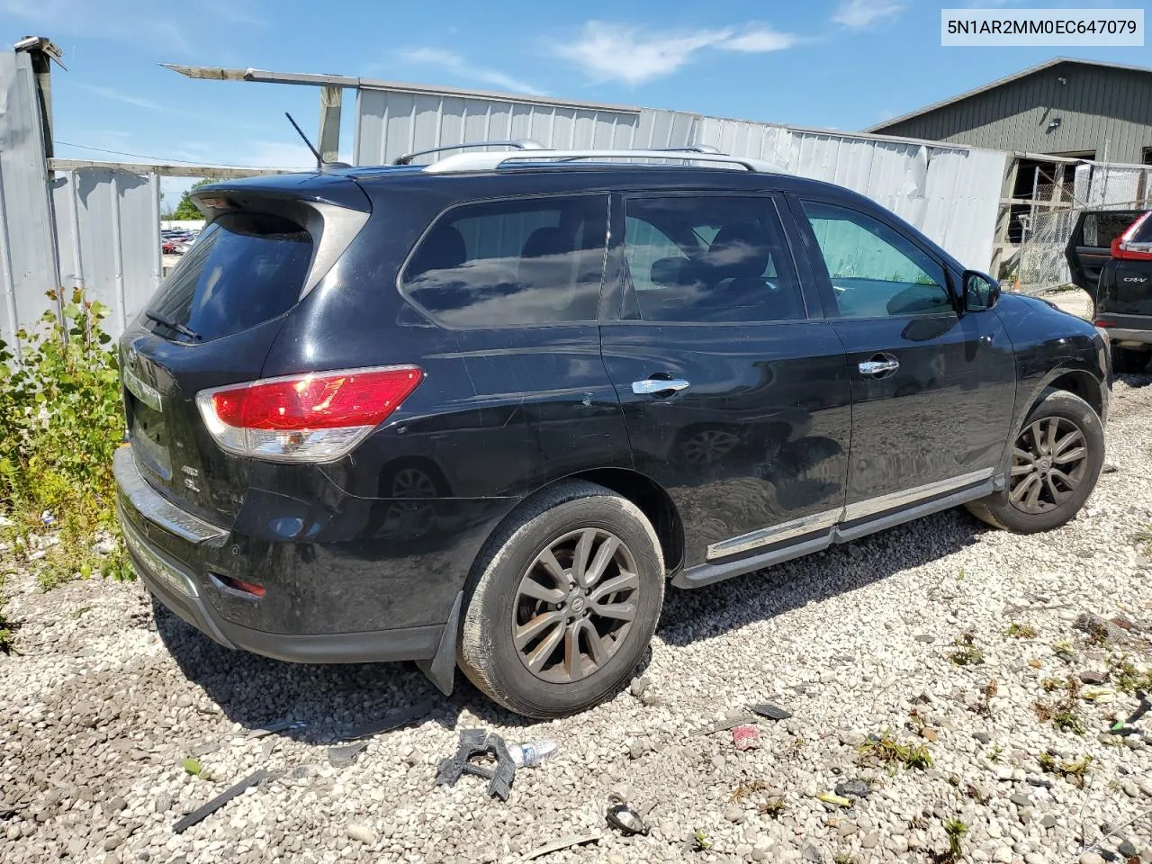 2014 Nissan Pathfinder S VIN: 5N1AR2MM0EC647079 Lot: 61684804