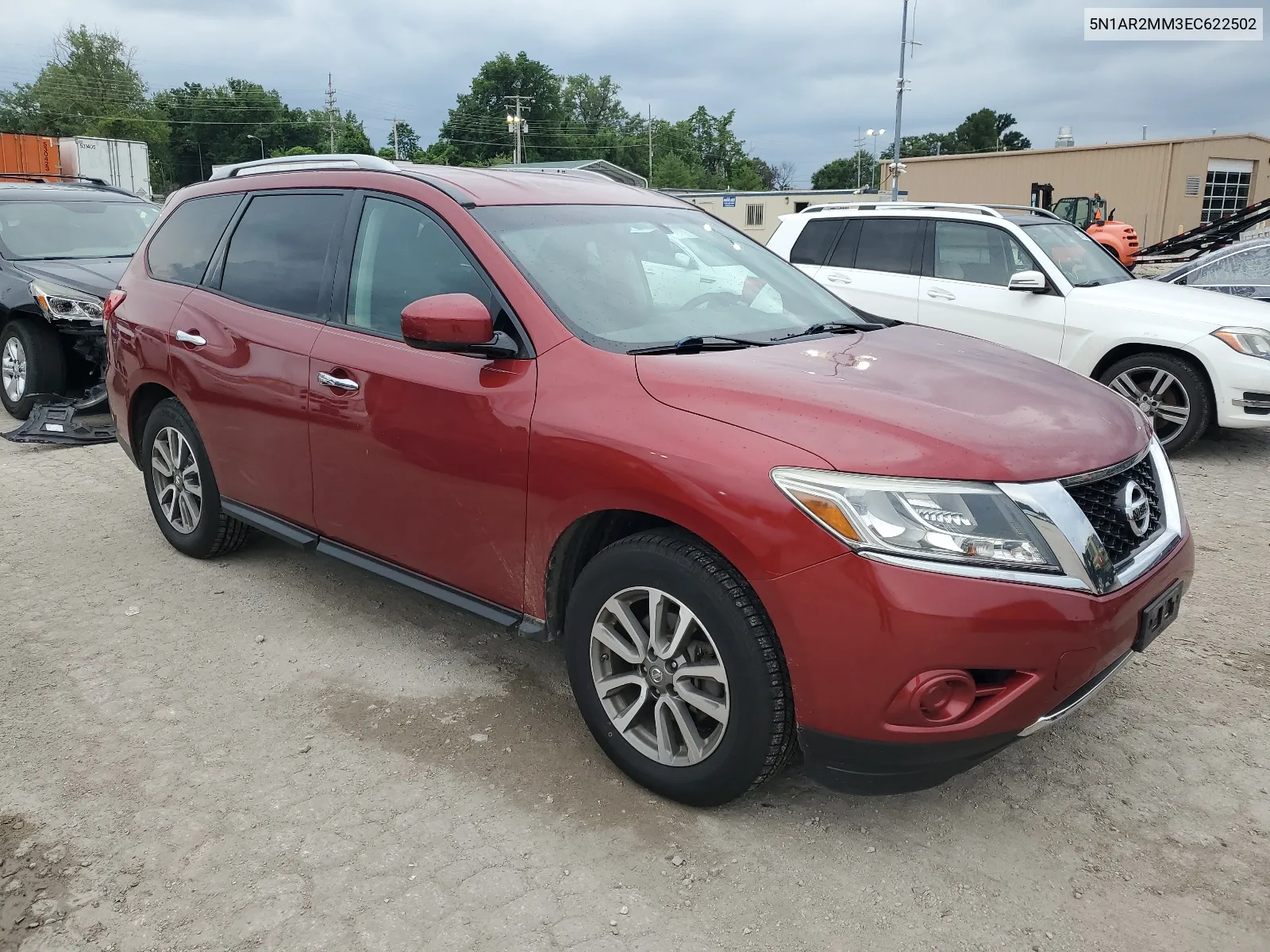 2014 Nissan Pathfinder S VIN: 5N1AR2MM3EC622502 Lot: 62033844